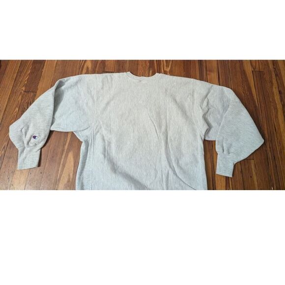Vintage 90s Loyola University Chicago Champion Reverse Weave Gray Sweatshirt XXL - Picture 4 of 6